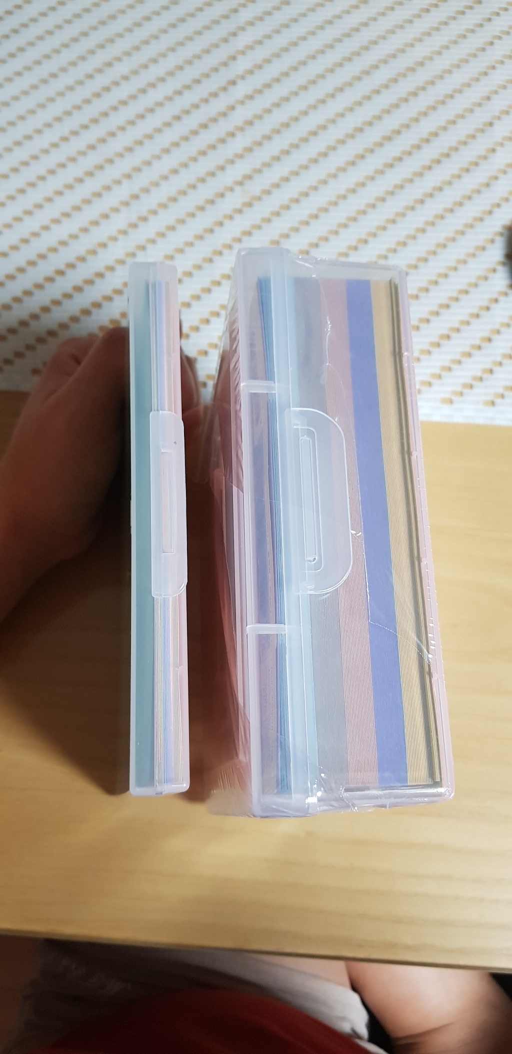 종이나라 케이스 양면색종이 500매 플라스틱 케이스