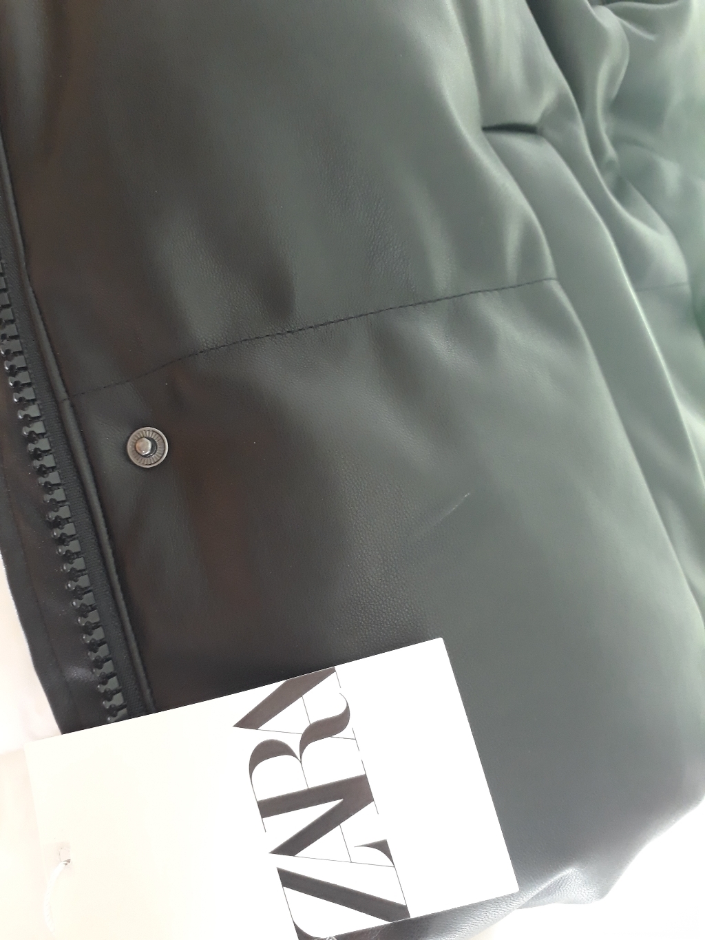 ZARA 자라 에코 레더 패딩 조끼 리뷰 후기