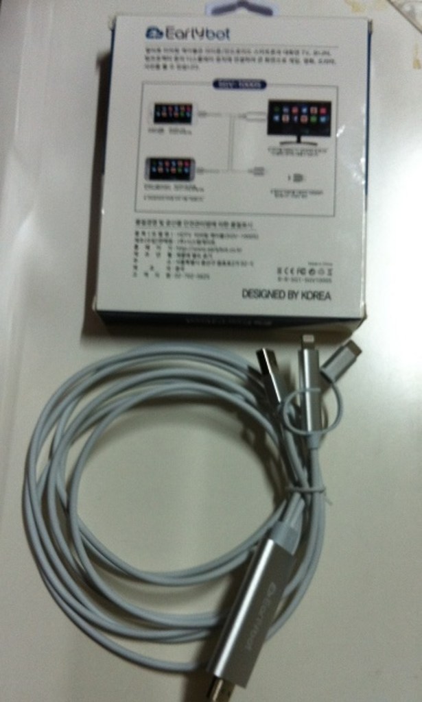 얼리봇 아이폰 안드로이드 to HDI 미러링케이블 SV-1000S