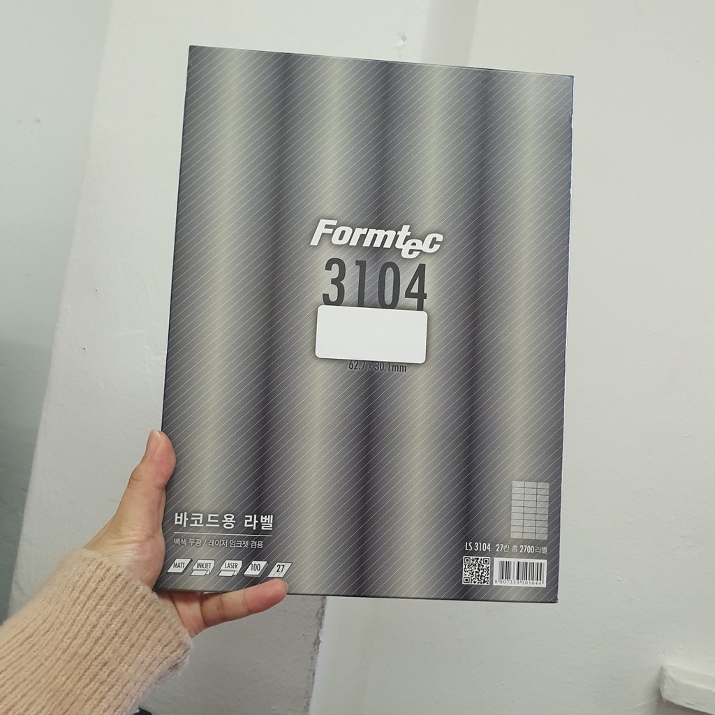 한국폼텍 폼텍라벨지 S3104