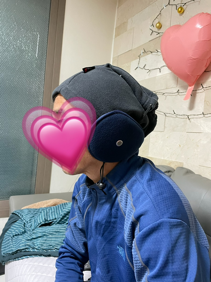 에이치머스 방한용품 귀마개자수 넥워머