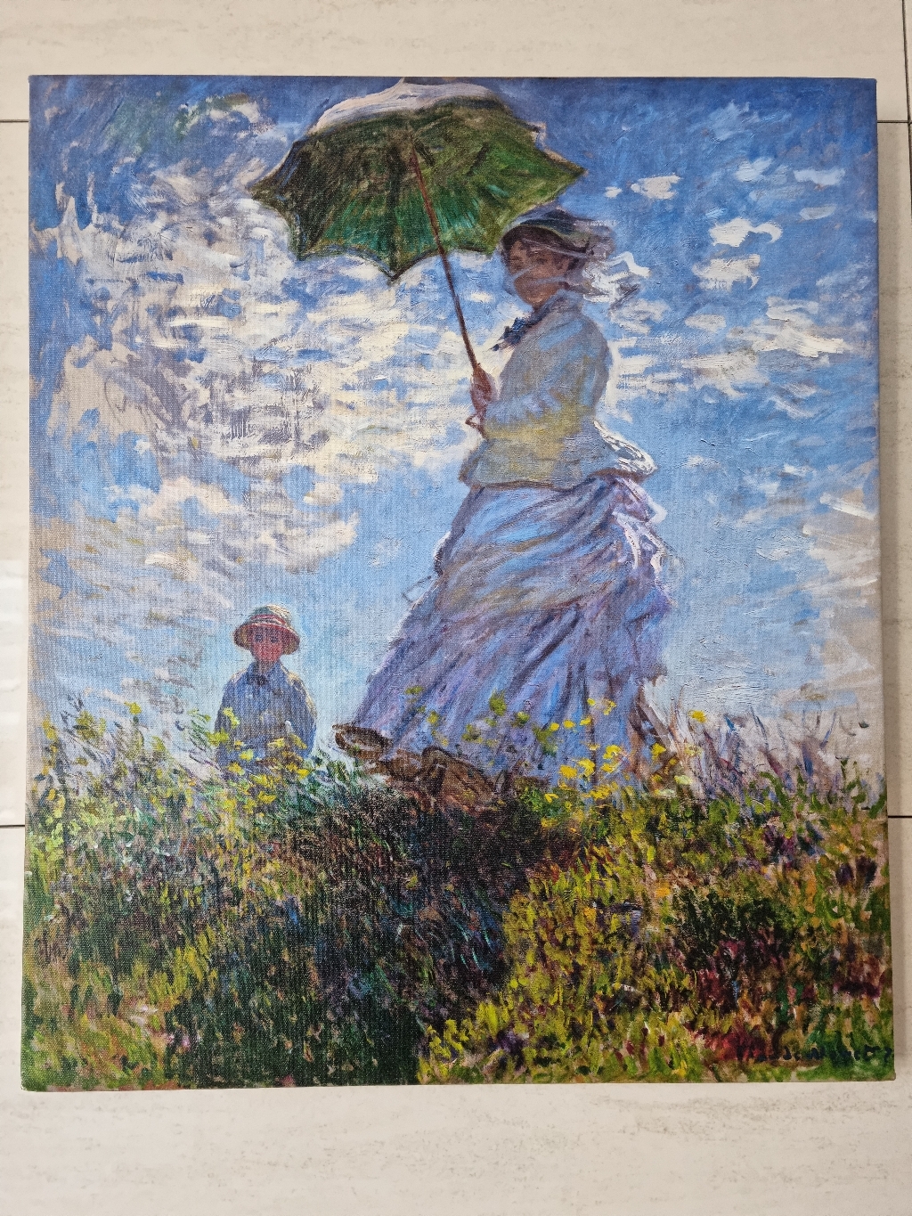 세잔느화실 모네 - 우산 쓴 여인 그림