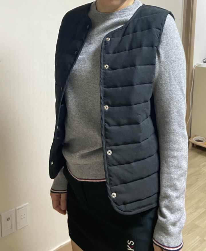 탱커스 여성용 누빔 패딩 베스트