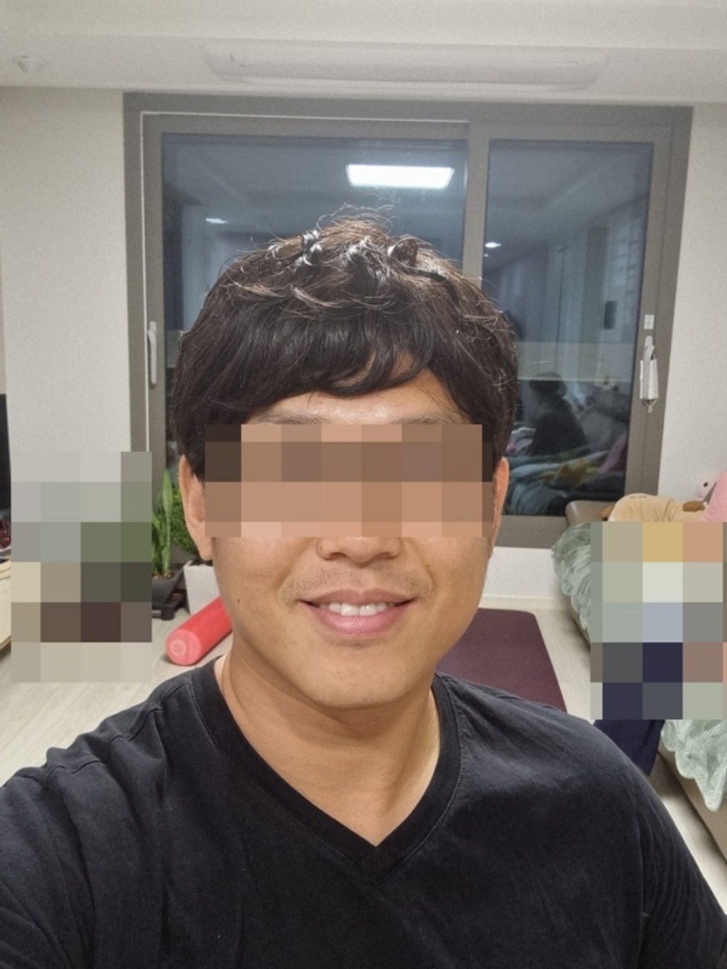 [3207] 쉐도우 남자가발 소프트스킨
