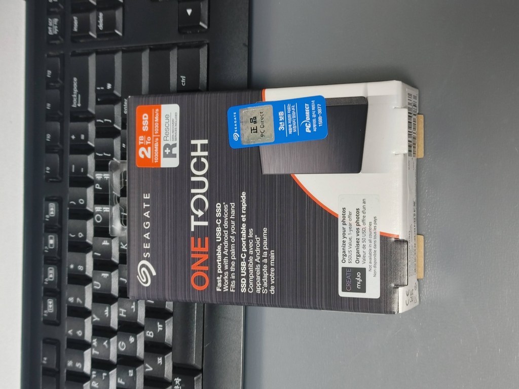 씨게이트 FAST One Touch 외장SSD