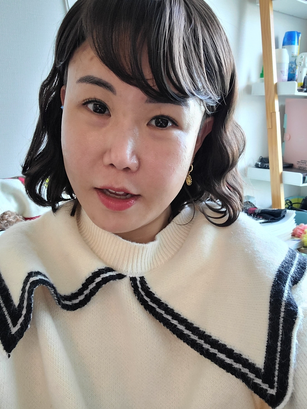 가발나라 여성용 시스루코튼펌 통가발