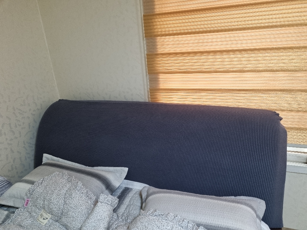 빈테리어 컬러풀 골덴 침대 헤드 커버