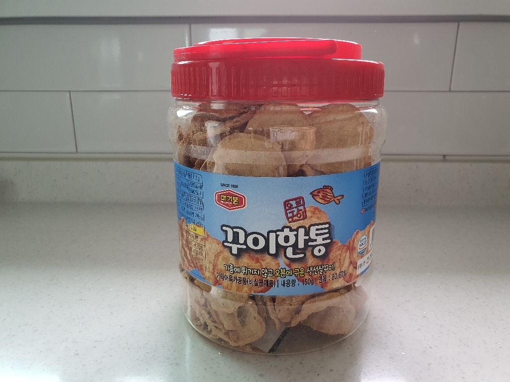 머거본 꾸이한통 어포스낵