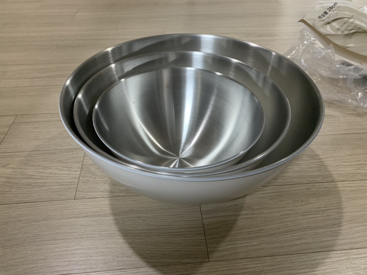 에델코첸 컬러 스텐 믹싱볼 3종