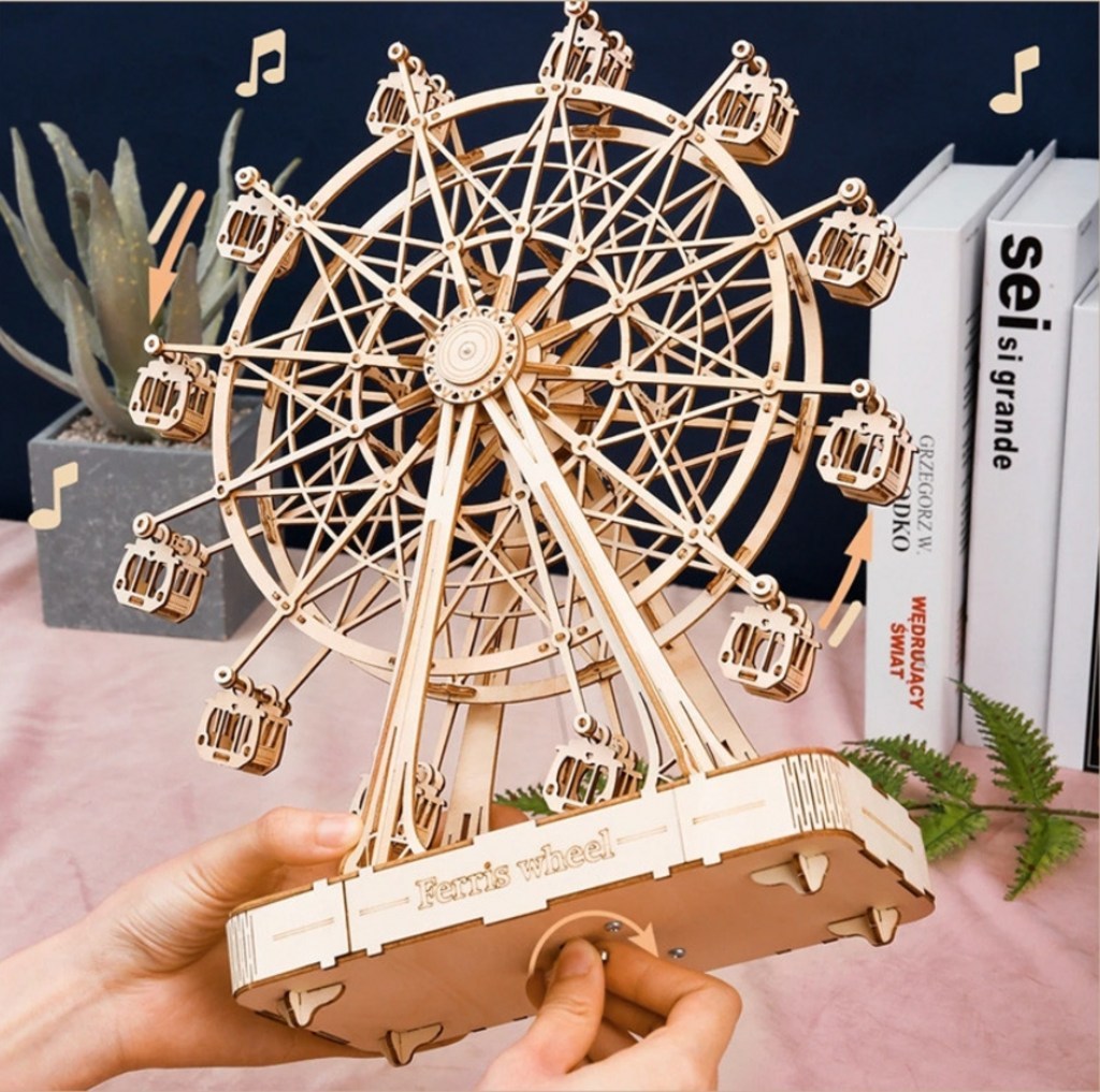 로보타임 오르골 뮤직 박스 움직이는 대관람차 DIY