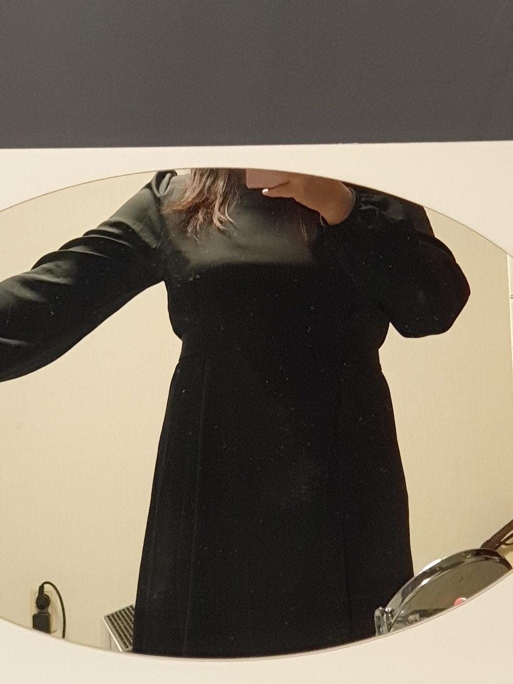 캐럿 여성용 스퀘어넥 롱 원피스
