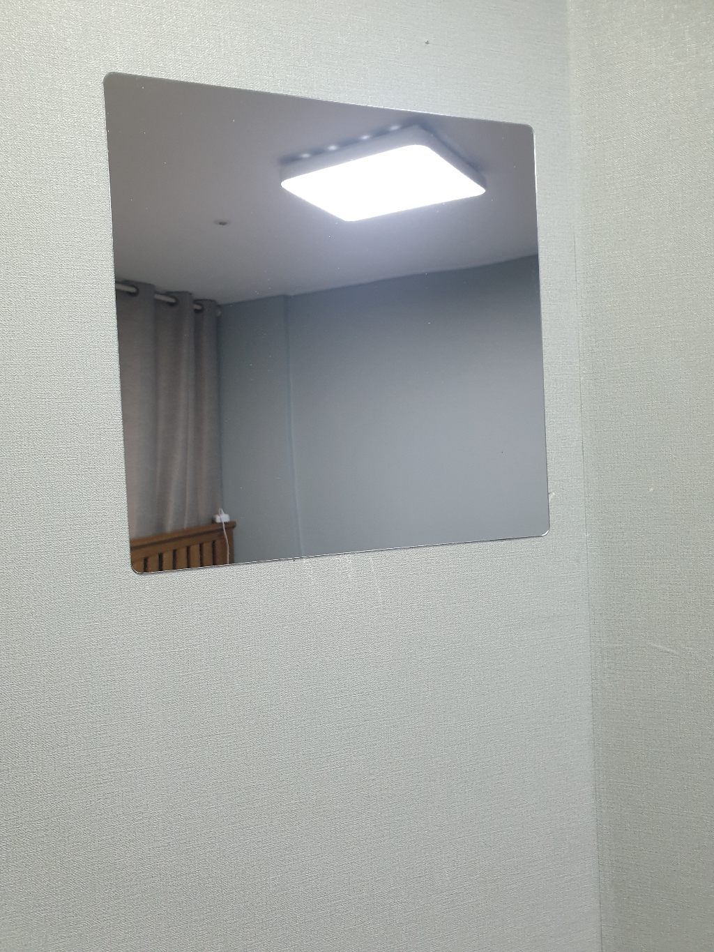 일상나눔 깨지지 않는 찰떡 부착형 거울 대형