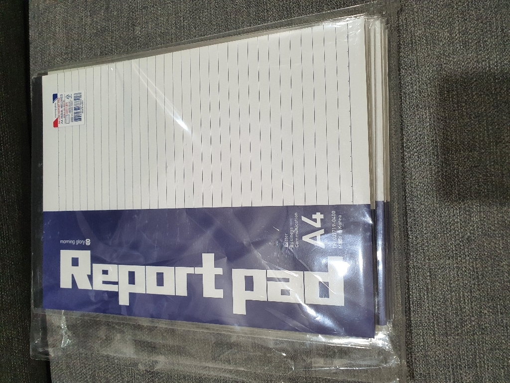 모닝글로리 2000 A4 레포트 패드 라인