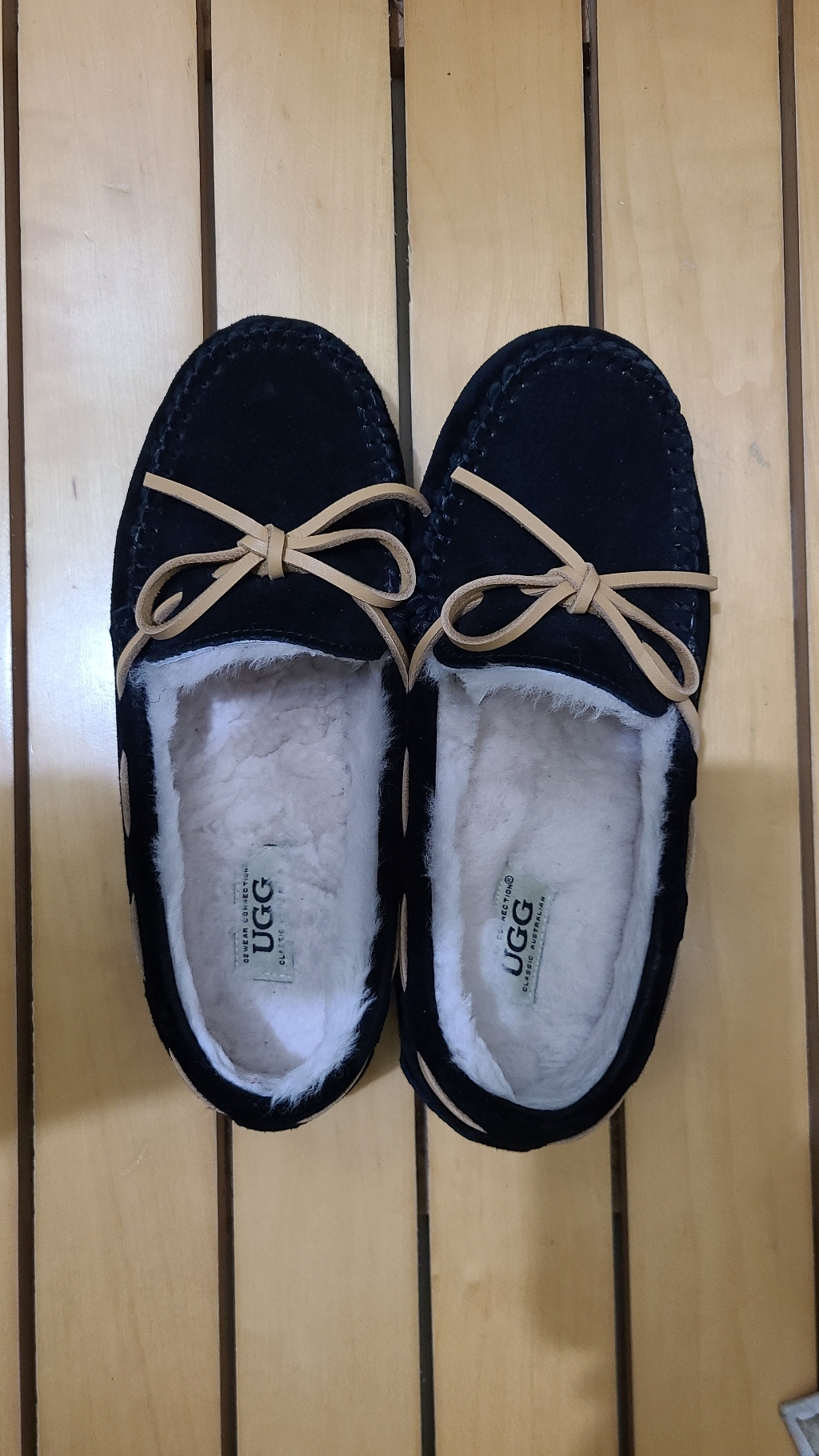 Ozwear U 여성 주 겨울 양털 어그 모카신