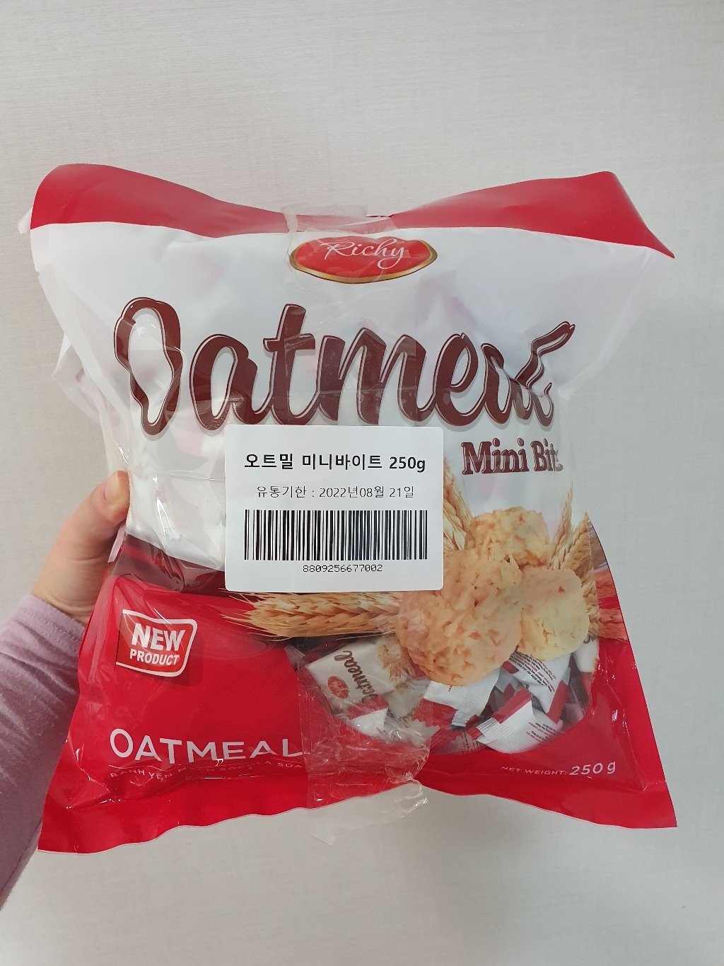 리치 오트밀 미니바이트 스낵