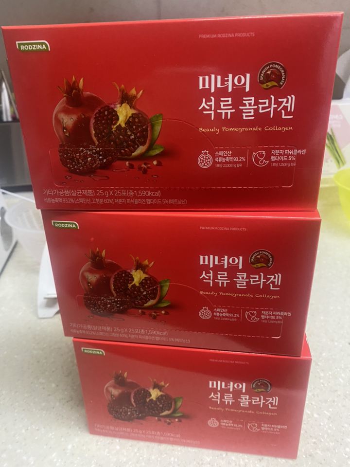 미녀 석류 콜라겐 맛있는 젤리 스틱 석류 터키산 석류 농축액 피쉬 콜라겐 펩타이드 펩타이트 식물성 에스트로겐 엘라그산 함유 간편하게 하루 한 포