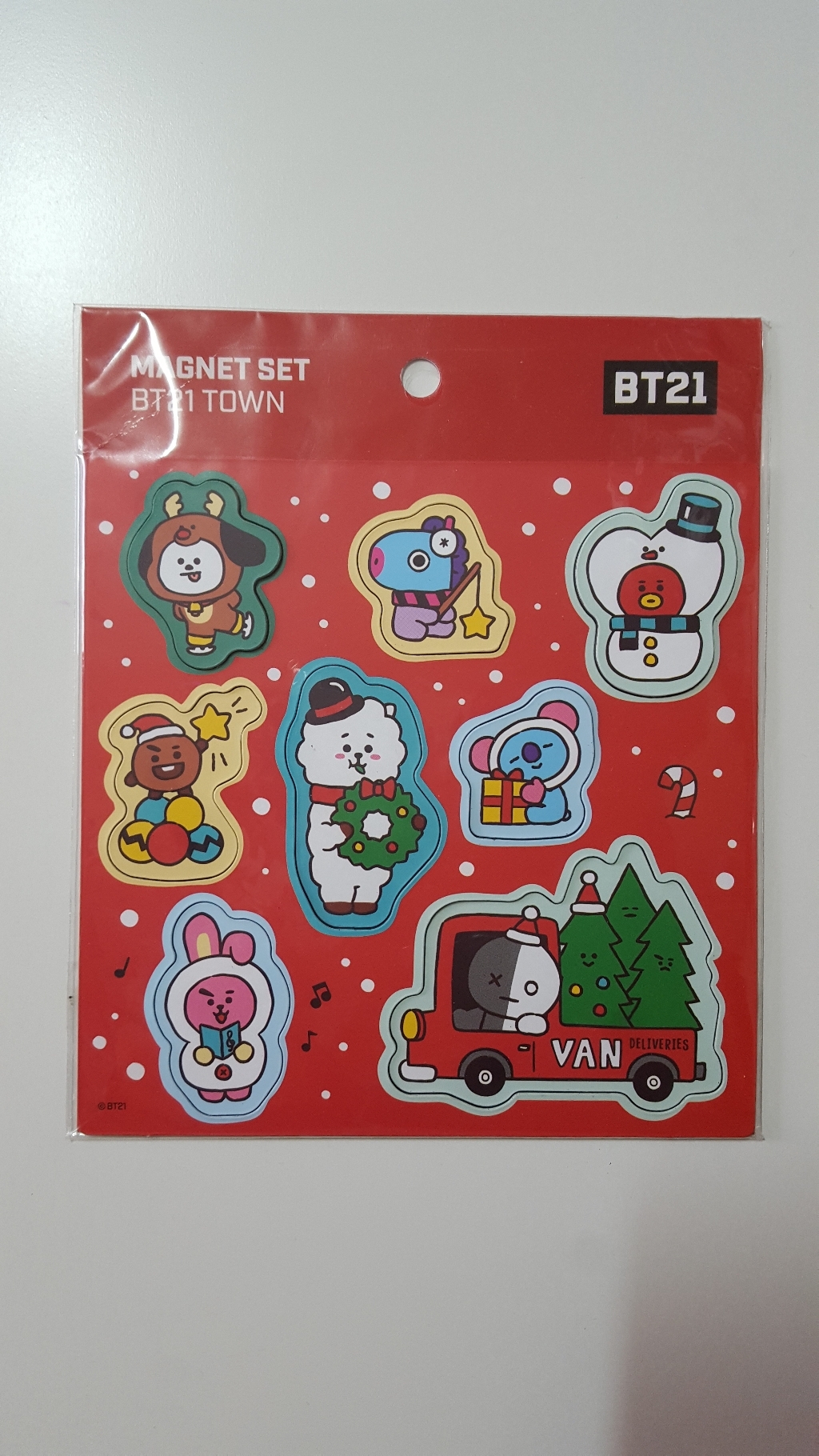 BT21 모노폴리 TOWN 마그넷