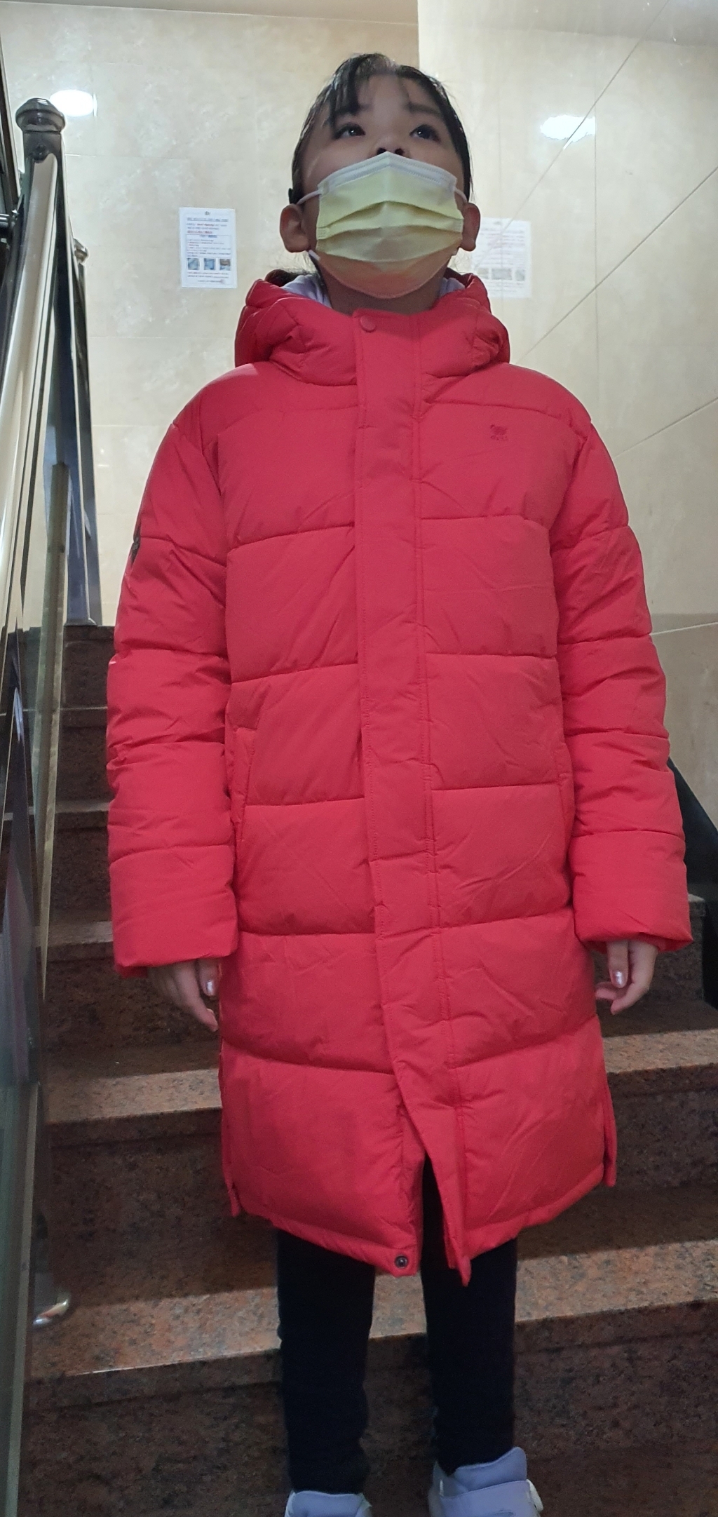 젤리스푼 아동용 스탠다드 마이크로젤 벤치 롱패딩 점퍼