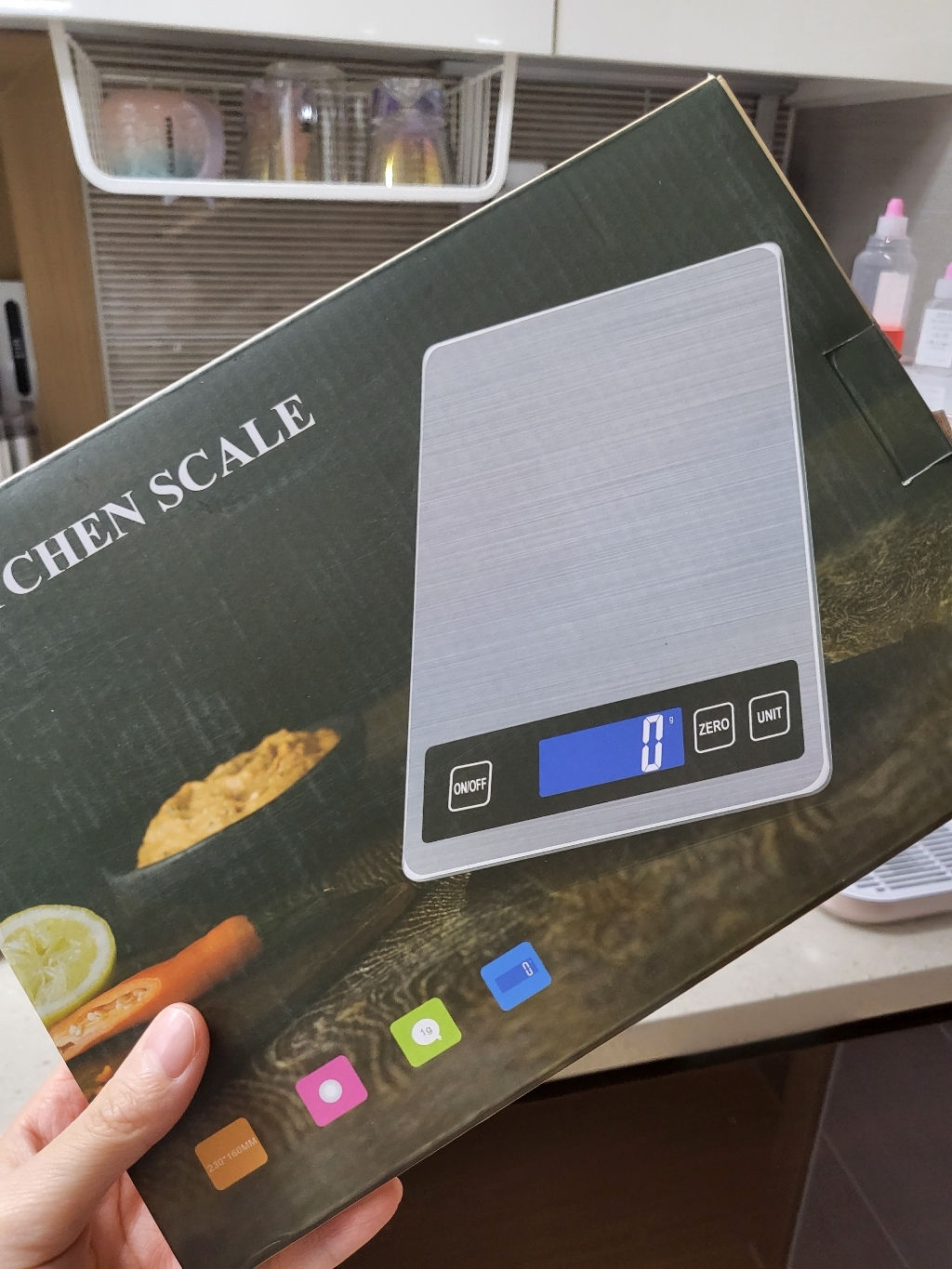 osasaur가정용 스테인레스 스틸 주방 저울 / 식품 베이킹 전자 저울