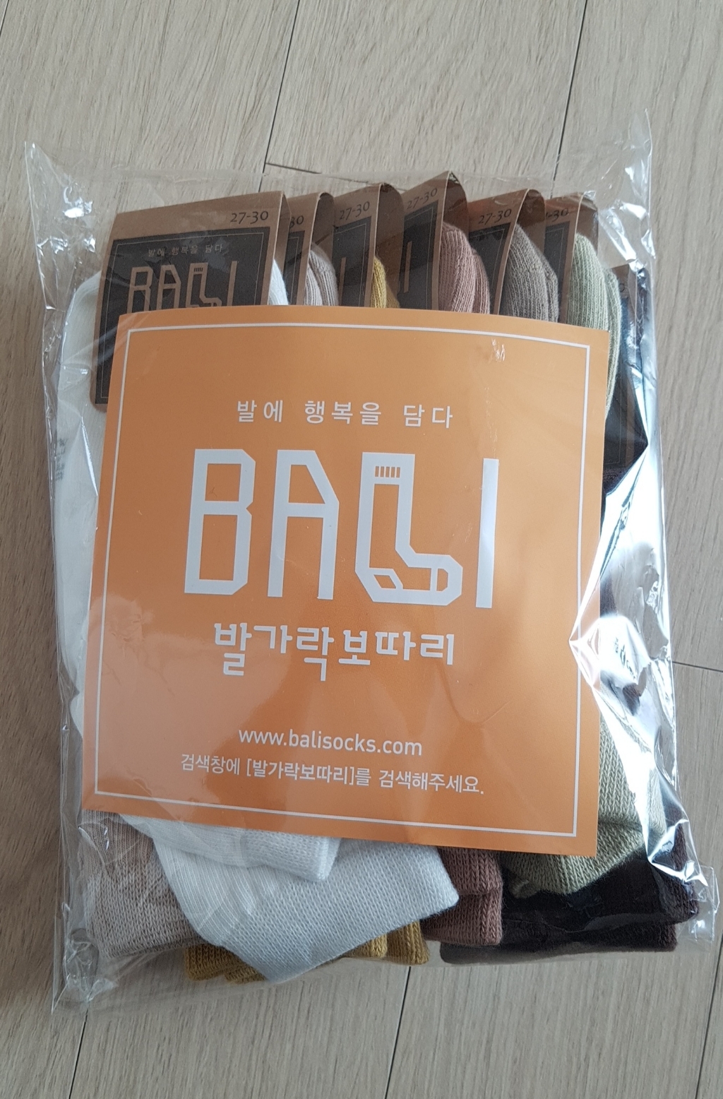 발가락보따리 초등학생 미끄럼방지 양말 골지 세븐데이즈 7개세트 )