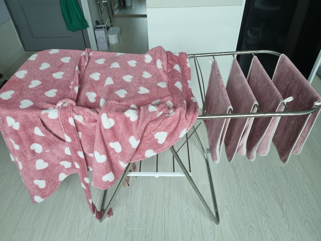 [흥화] 신바람 빨래건조대 미니 흰색