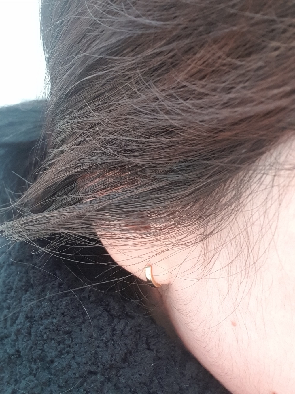 [골드앤디어] 14k 미니 민자 원터치 링귀걸이