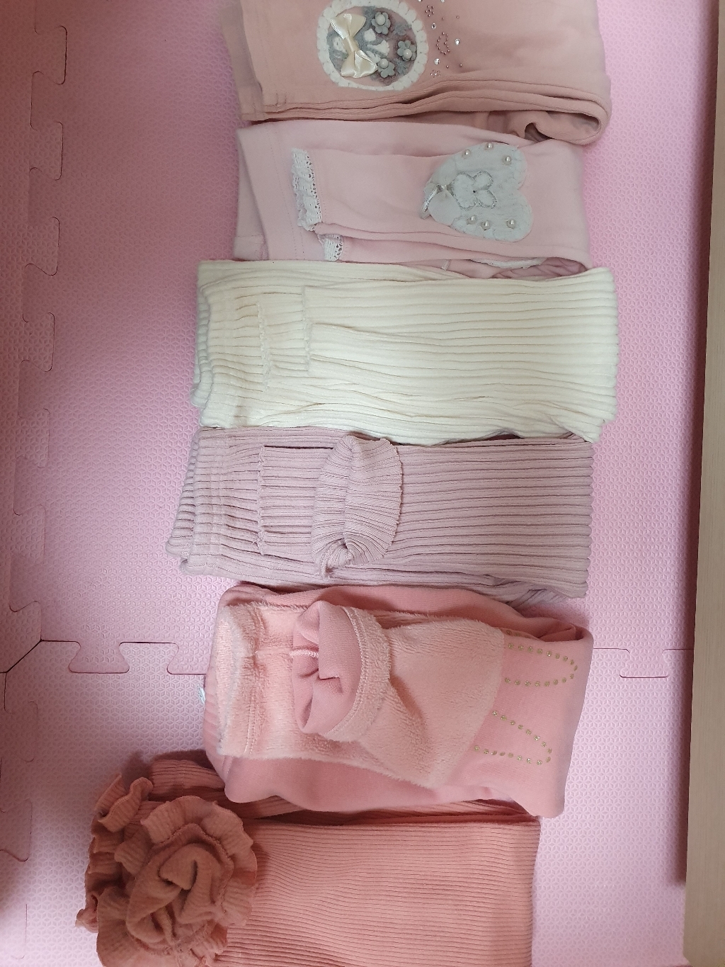 바오밥나무 아동용 기모 노바골지레깅스