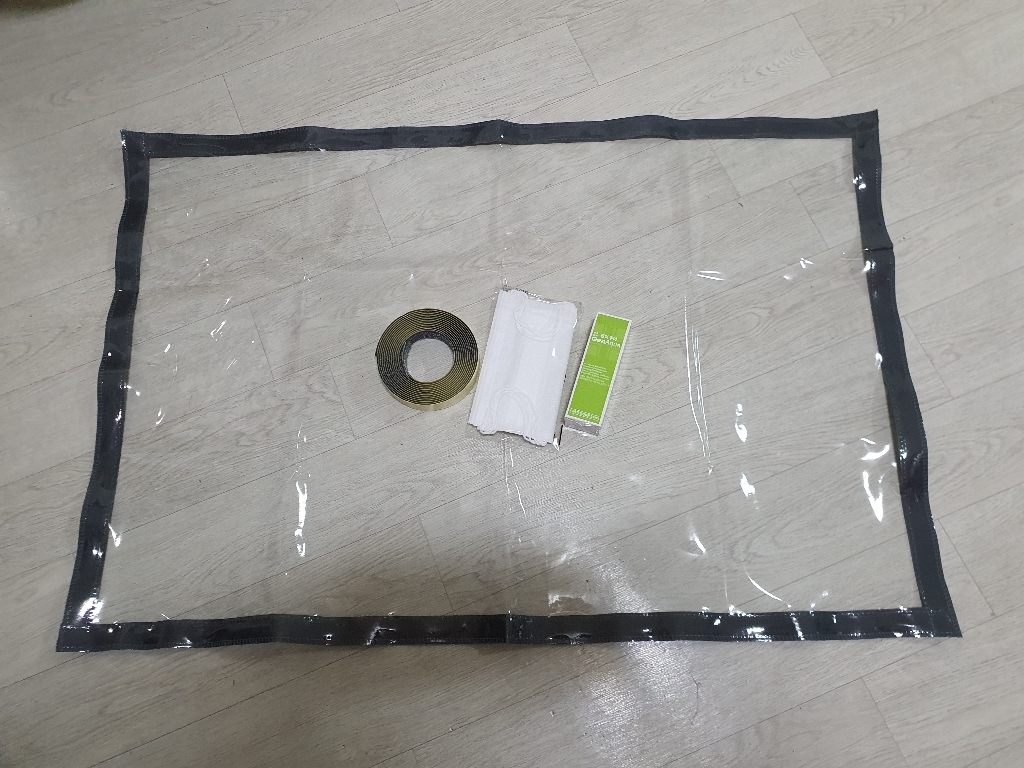 맞춤 다함 방풍비닐 제작 우풍차단 단열재 창문 베란다 바람막이