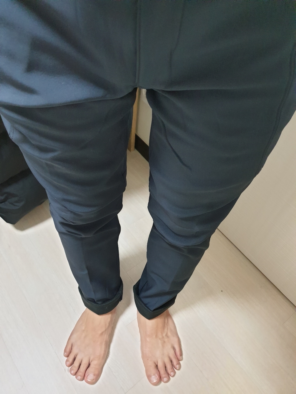 아르꼬 남성용 기능성 스트레치 히든밴딩 기모 팬츠
