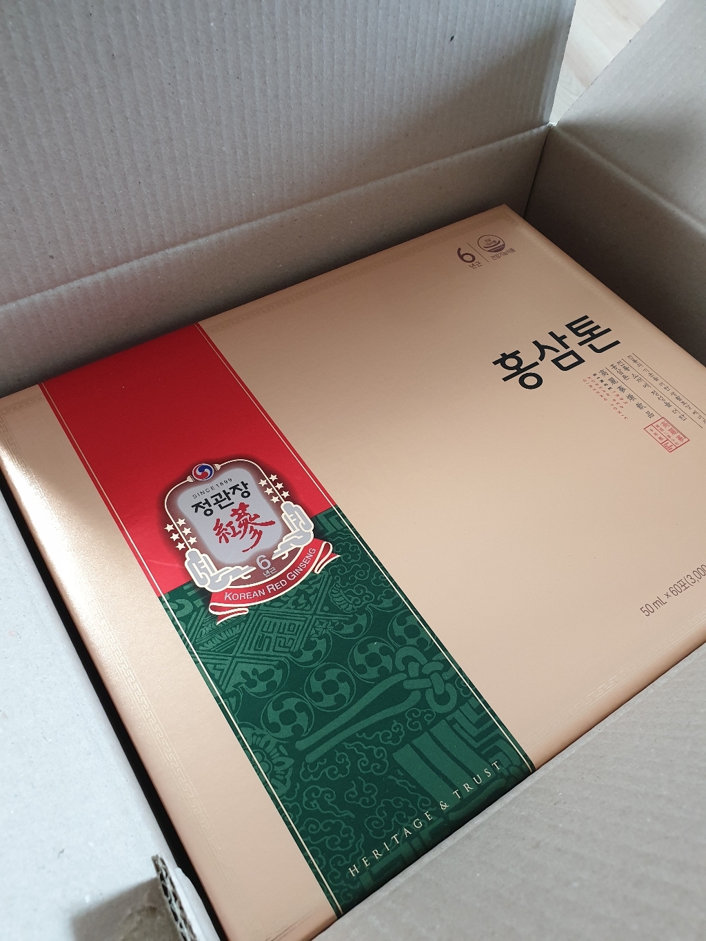[정관장][new]홍삼톤 x60포/1박스