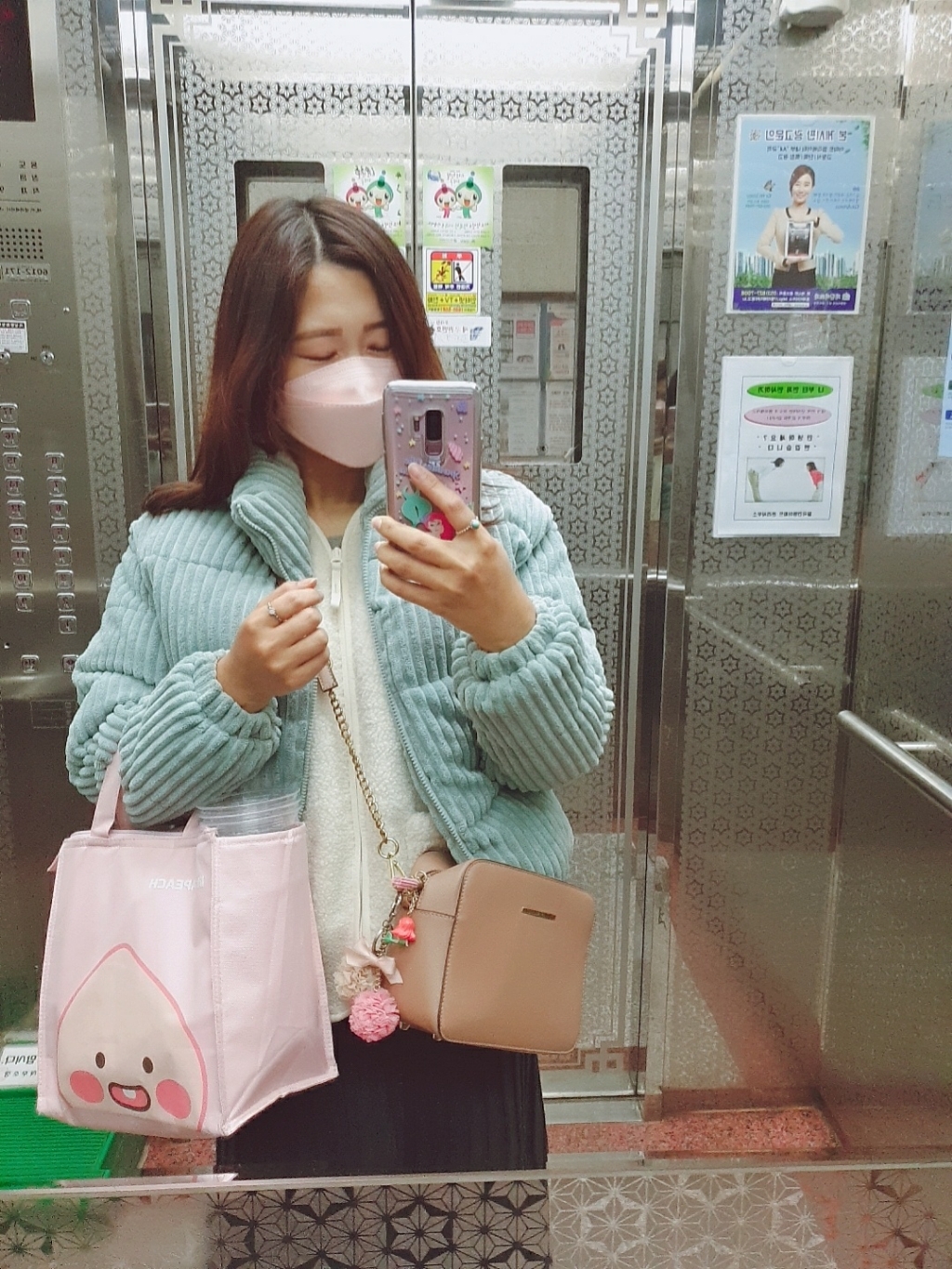 로잔 골덴 코듀로이 패딩 점퍼
