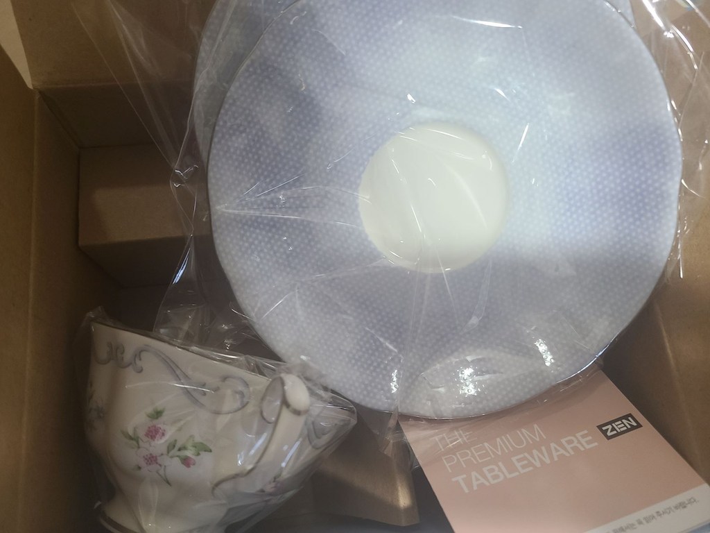 ZEN 린넨플라워 2인조 커피잔