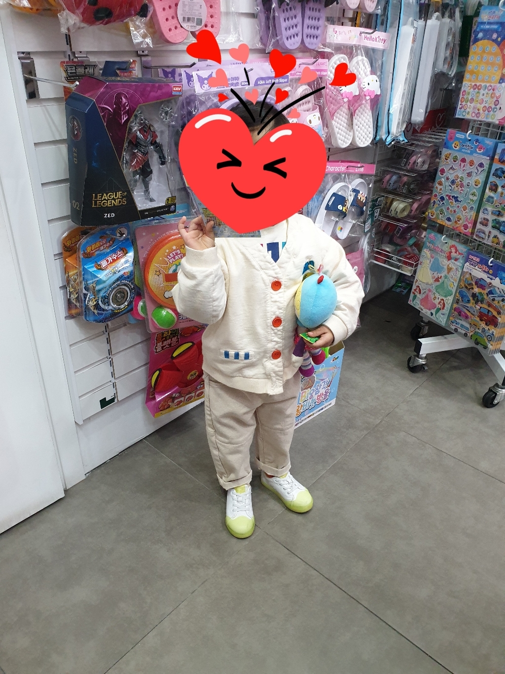 꼰띠키즈 아동용 버드 면바지