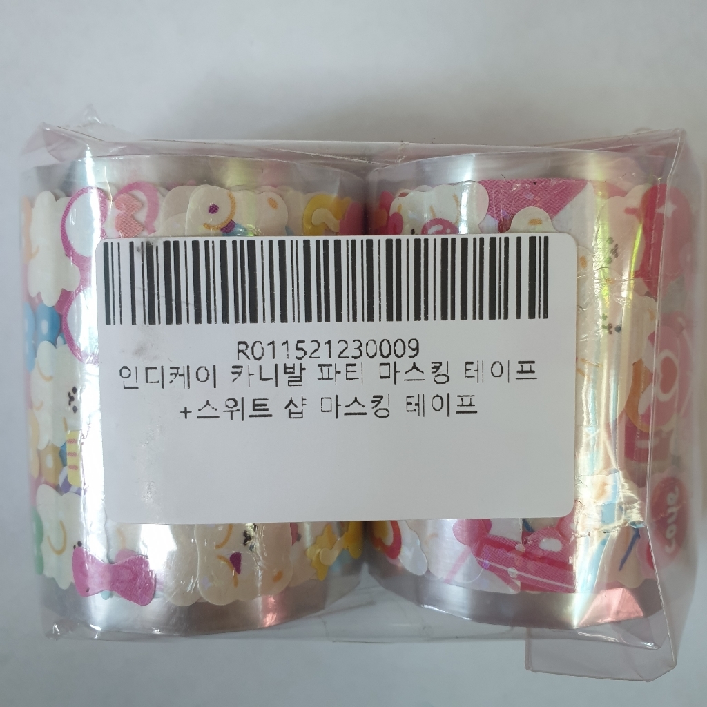 인디케이 카니발 파티 마스킹 테이프 스위트 샵 마스킹 테이프