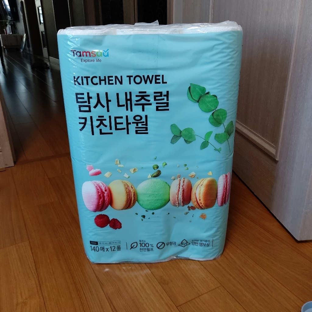 탐사 내추럴 키친타월 140매