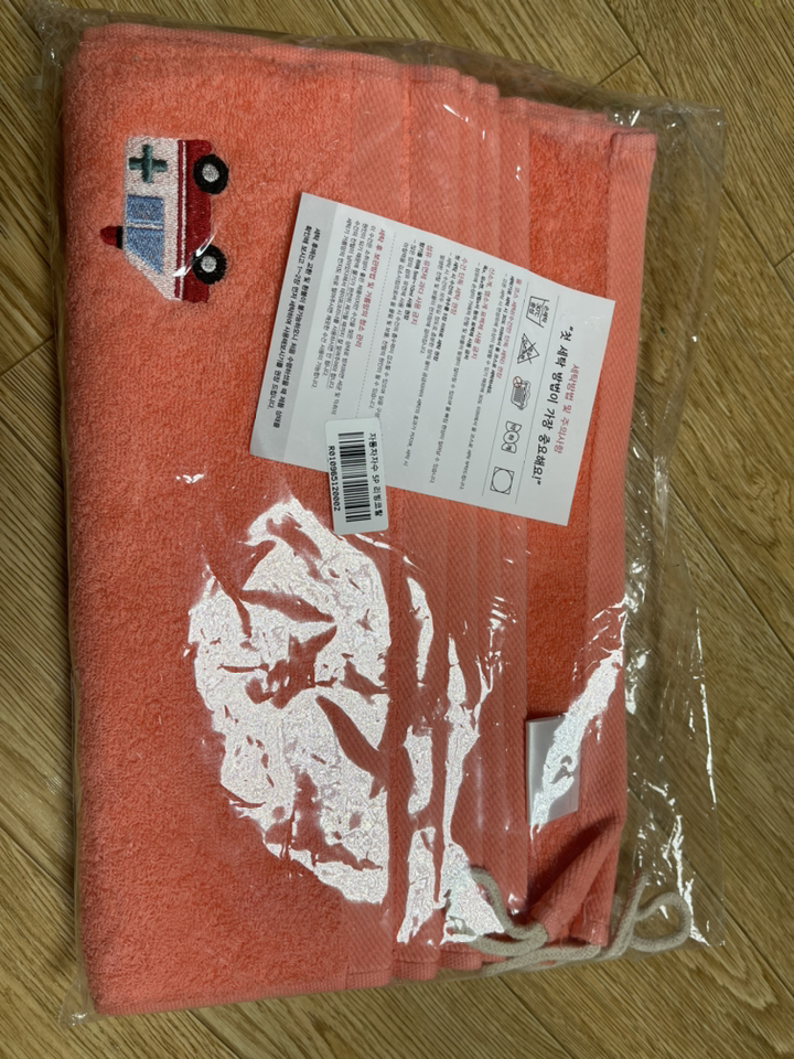 타월리스트 자동차 캐릭터 고리수건 핸드타올