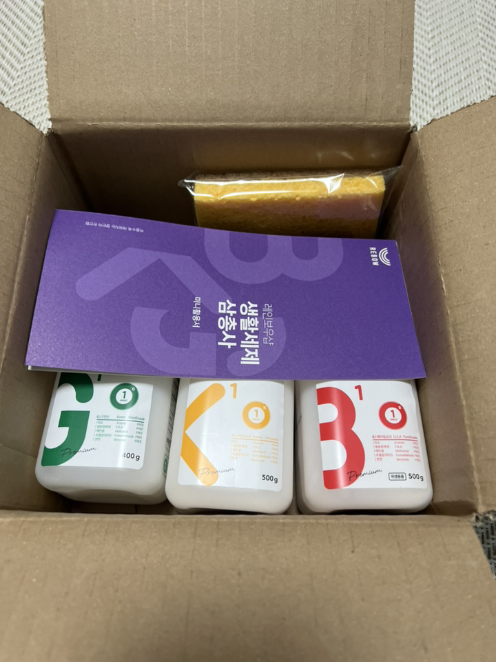 레인보우샵 톡톡이 삼총사 베이킹소다 프리미엄 구연산 베이직 과탄산소다 프리미엄 리뷰후기