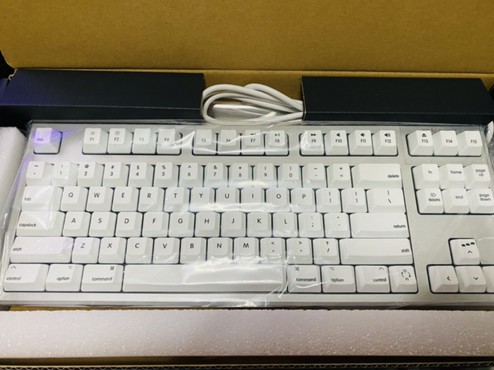 토프레 REAFORCE R2TSA-US-WH REAFORCE TK SA for ac 영어 텐키리스 키보드 87 배열 저소음 30