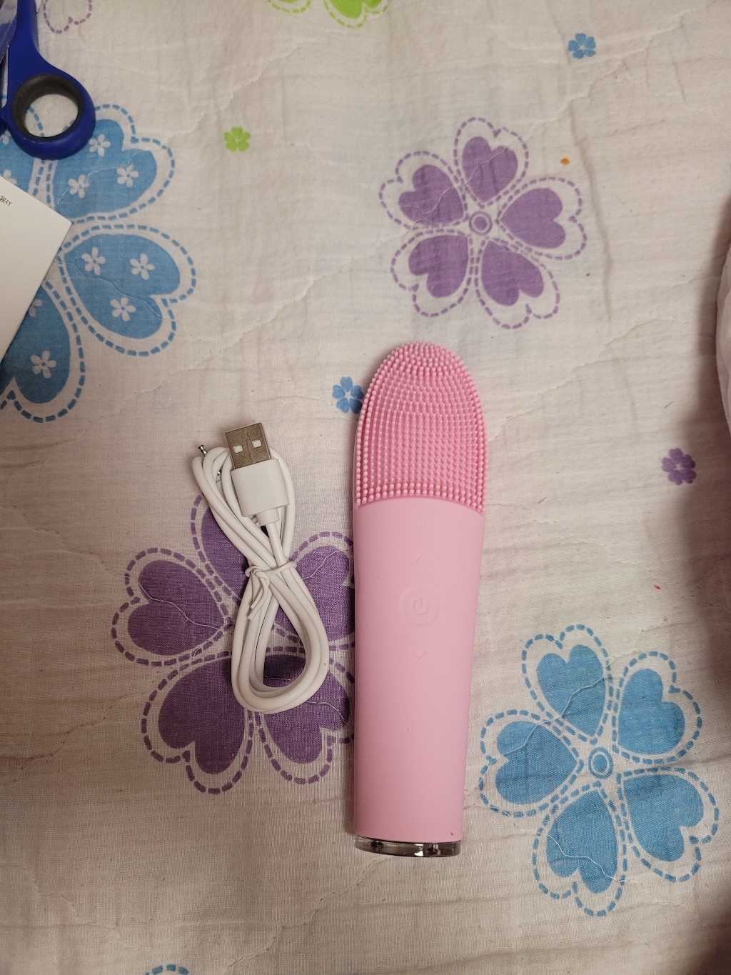 정원전산 7단조절 실리콘 온열 진동클렌저