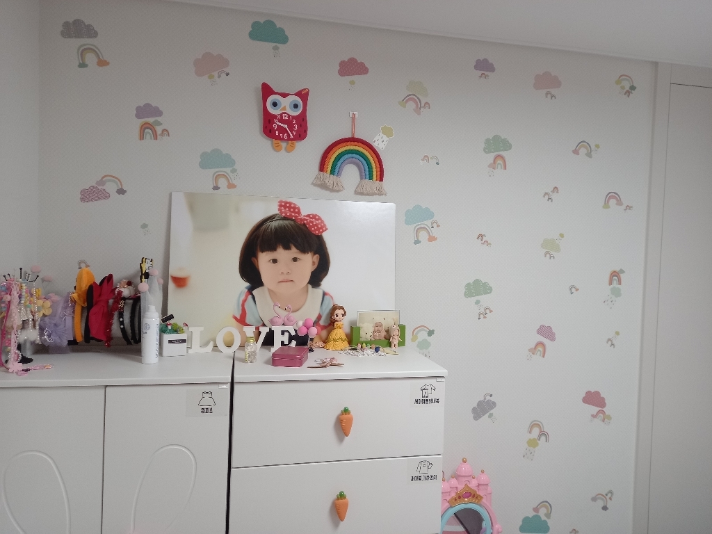 단품 야광별 야광별스티커 아이방스티커 야광시트지 창문스티커 포인트스티커