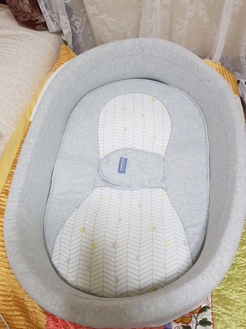 마마루 에그 휴대용 신생아 아기침대