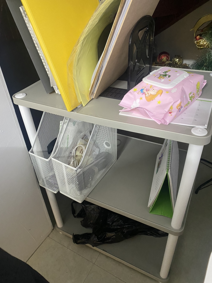 [국내생산]조립식 데일리 플라스틱 진열장 2단/3단/4단 다용도선반 주방수납장 전자렌지대