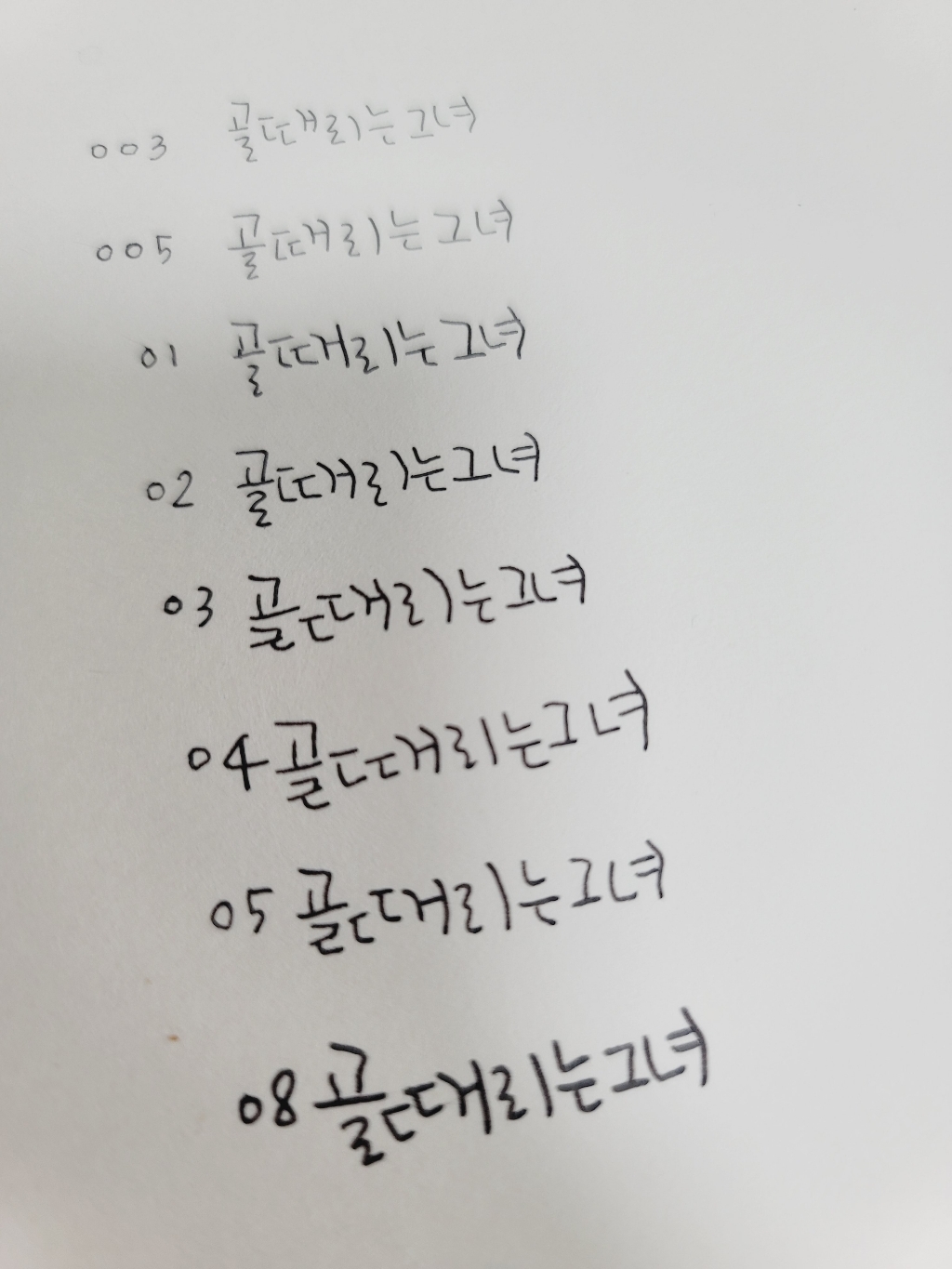 SAKURA 피그마 마이크론 볼펜 8종세트 0 0 0 0 0 0 0 0