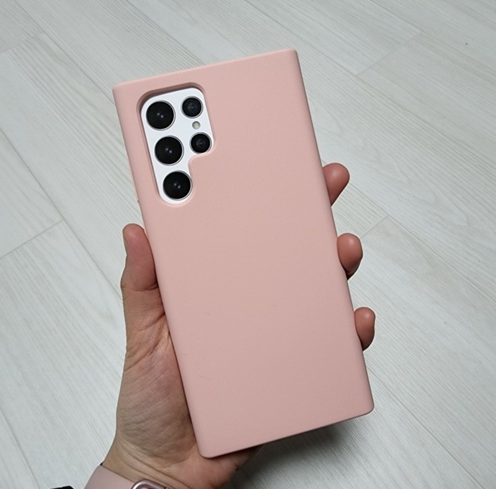삼성 갤럭시 S22 플러스 울트라 젤리 리퀴드 실리콘 라이트핏 휴대폰 케이스 aaxy Sus utra siicone case 적용지문인식 보필름 증정 풀세트