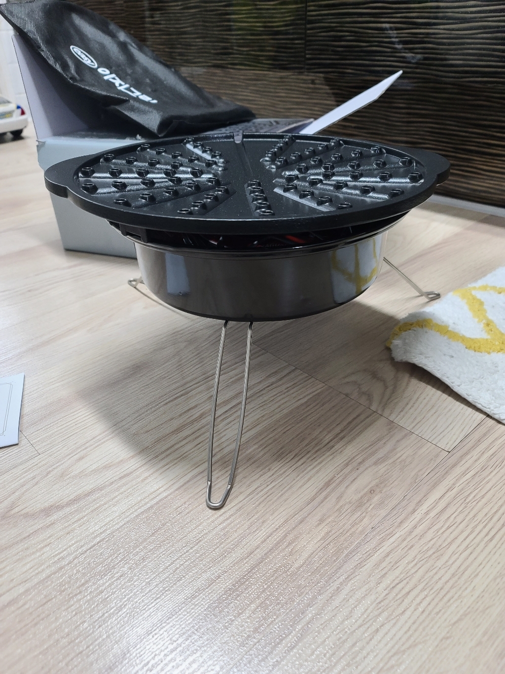 포코그릴 미니화로 캠핑화로대 바베큐그릴 삼겹살불판 가정용화로