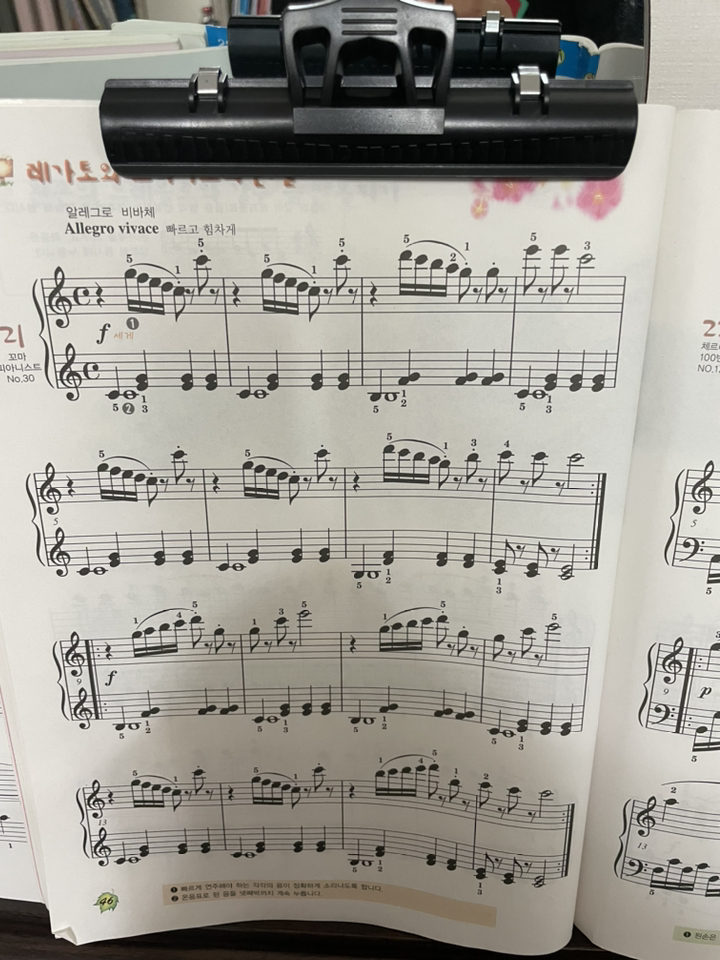 와이든컴퍼니 악보 책 보면대 집게 마카롱 5종