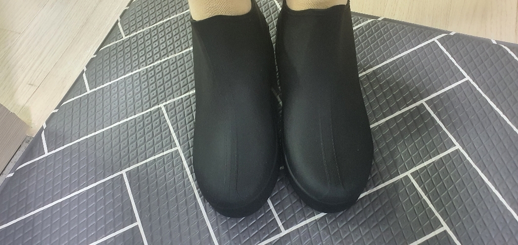 여성용 린린 패션 레인부츠
