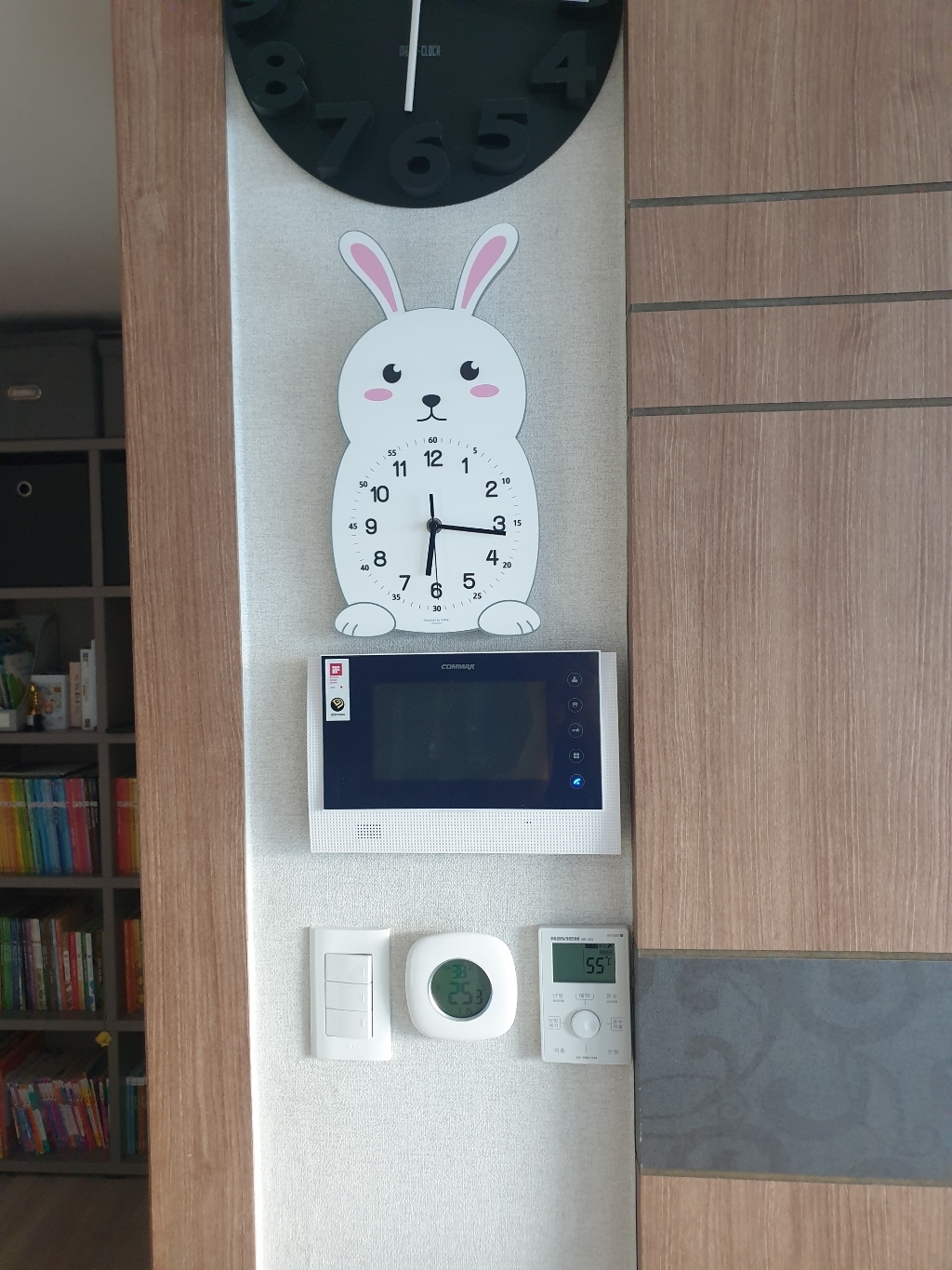 ORIENT 교육용 키즈벽시계 토끼 OT878RABBIT