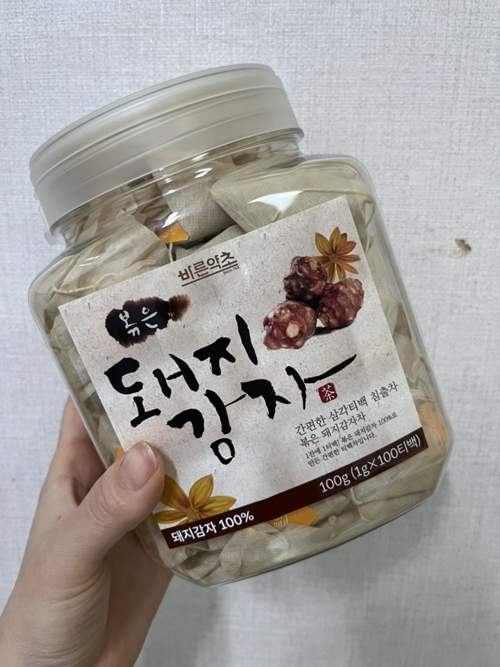 바른약초 볶은 돼지감자 차 삼각티백