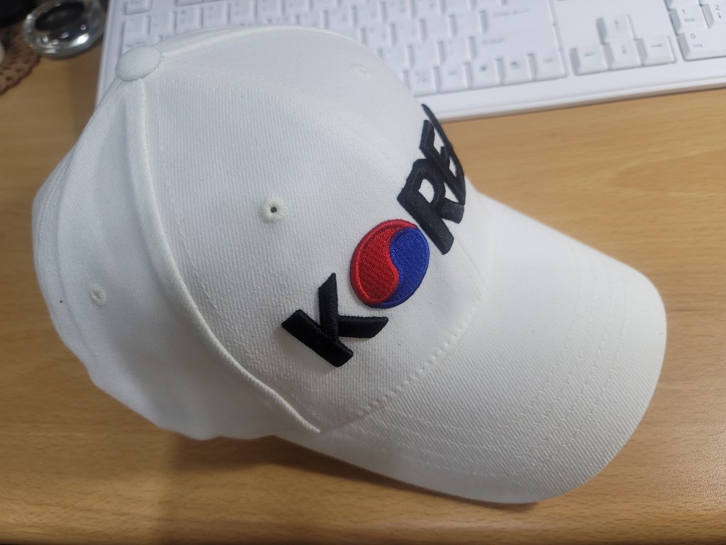 [달밤] 한국 태극기 스판캡 코리아모자